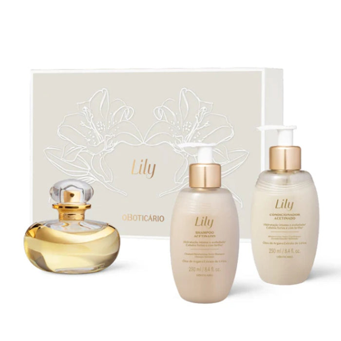 Coffret Dia das Mães Lily Cabelos, Conjunto Lily Hair, Boticário