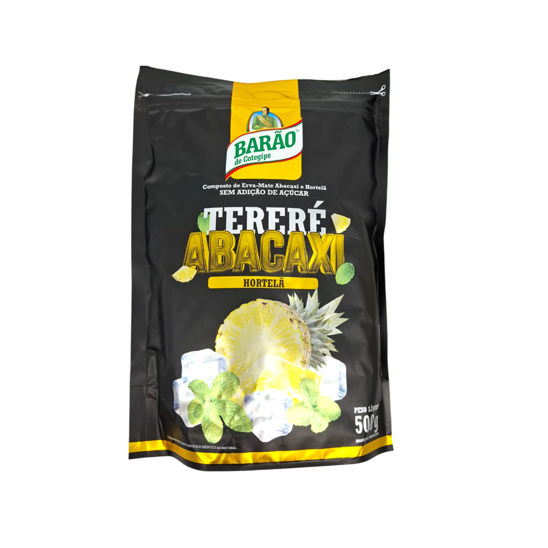 Erva Mate Abacaxi Hortela, Tereré, Mate Tee Ananas Minze, 500g