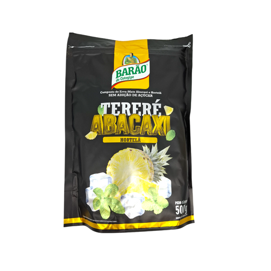 Erva Mate Abacaxi Hortela, Tereré, Mate Tee Ananas Minze, 500g