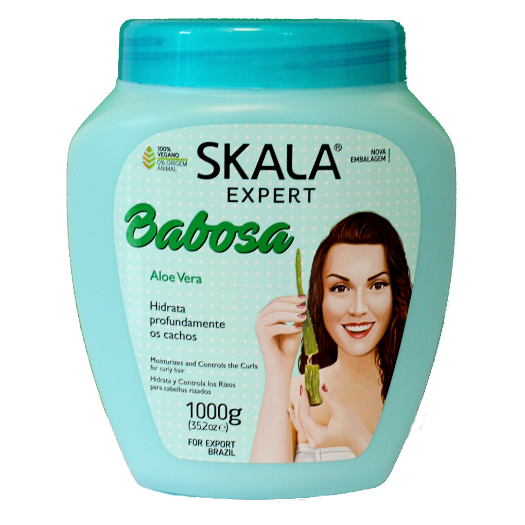 Creme Cabelo Babosa, Haarcreme Aloe Vera, Skala, 1kg