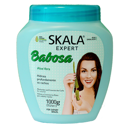 Creme Cabelo Babosa, Haarcreme Aloe Vera, Skala, 1kg