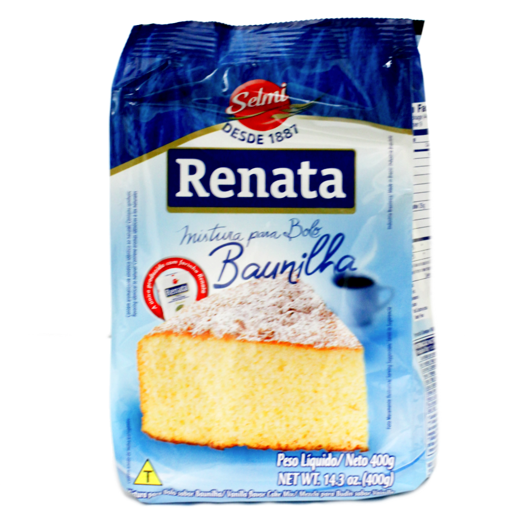 Bolo de Baunilha, Backmischung für Kuchen mit Vanille-Geschmack, Renata, 400g