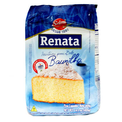 Bolo de Baunilha, Backmischung für Kuchen mit Vanille-Geschmack, Renata, 400g