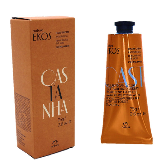 Ekos Creme Mãos Castanha, Handcreme, Natura, 75g