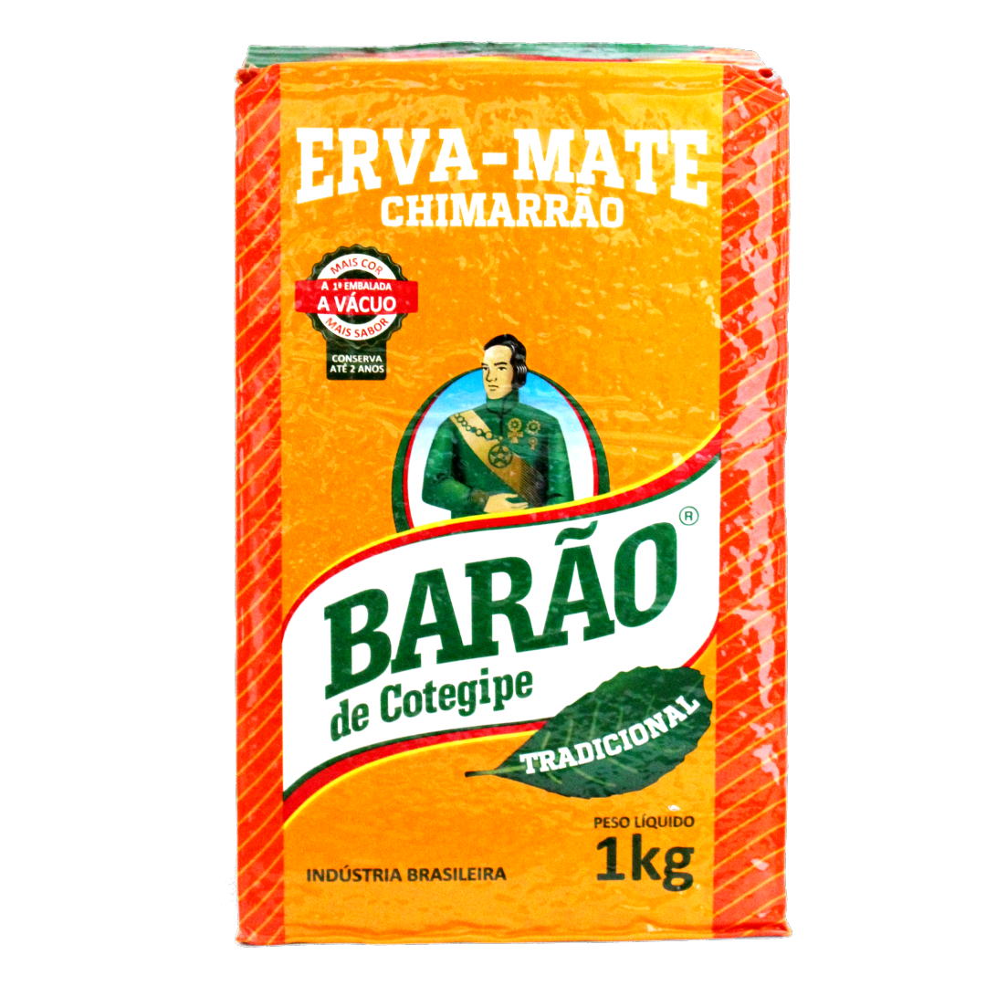 Erva Mate tradicional, Yerba Mate,  Mate-Tee, Barão de Cotegipe, 1kg