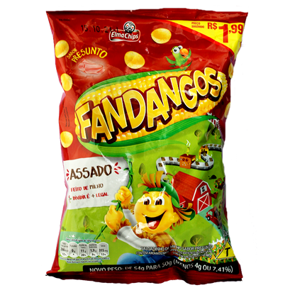 Fandangos salgadinho Presunto, Snacks mit Schinkengeschmack, Elma Chips, 45g