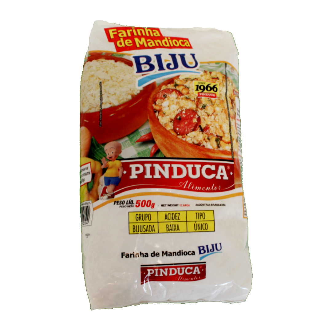 Biju, Farinha Mandioca Floco, Maniokmehl Flocken, Pinduca, 500g