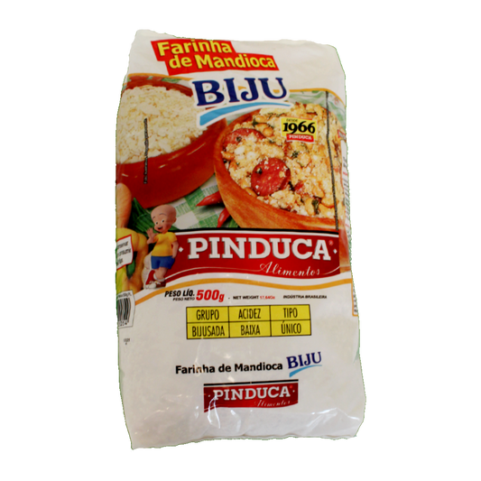 Biju, Farinha Mandioca Floco, Maniokmehl Flocken, Pinduca, 500g