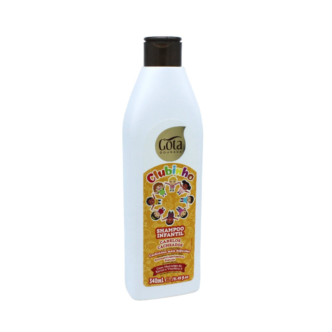 Shampoo Clubinho, Gota Dourada, 340ml