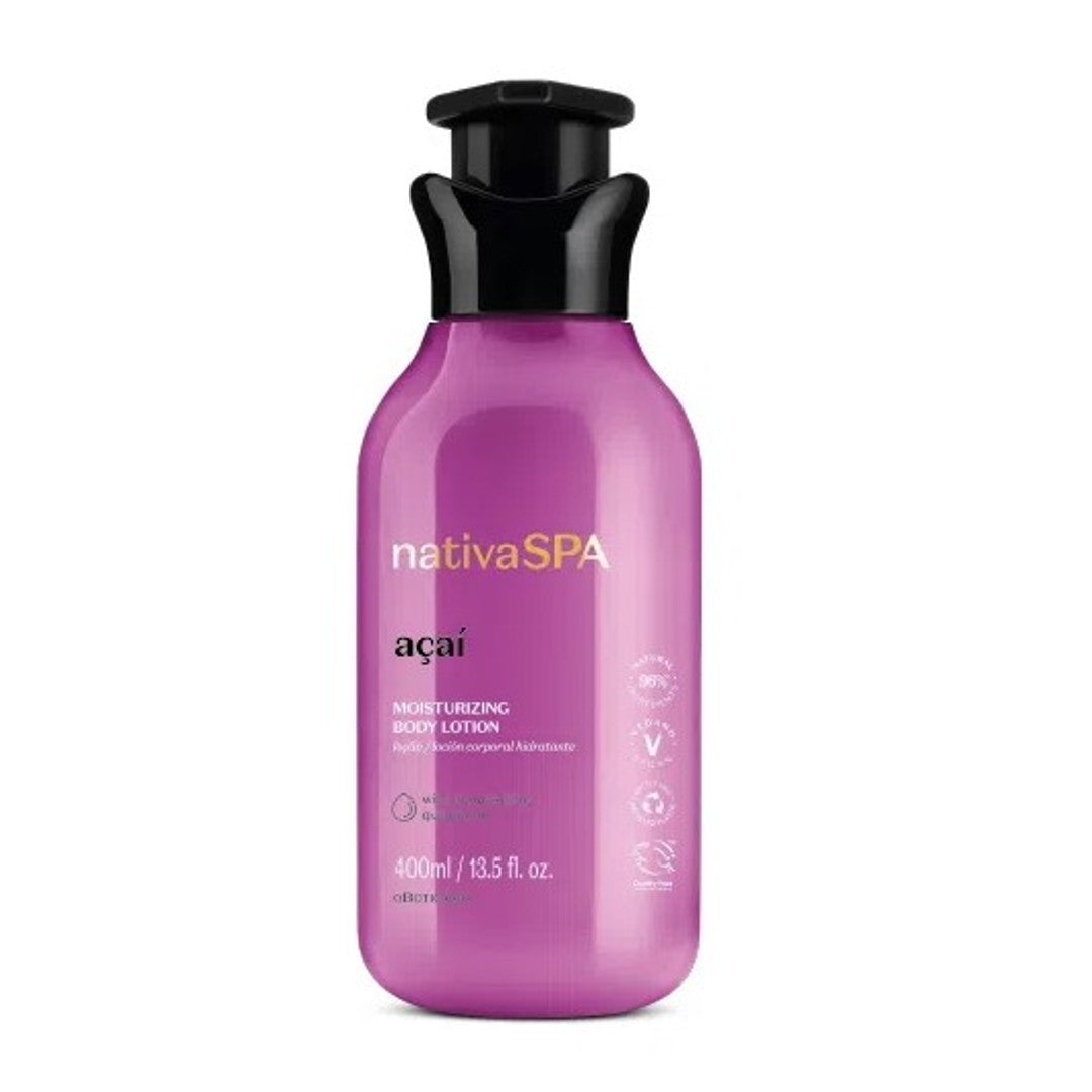 NSPA Loção Açaí, Lotion, Boticário, 400ml