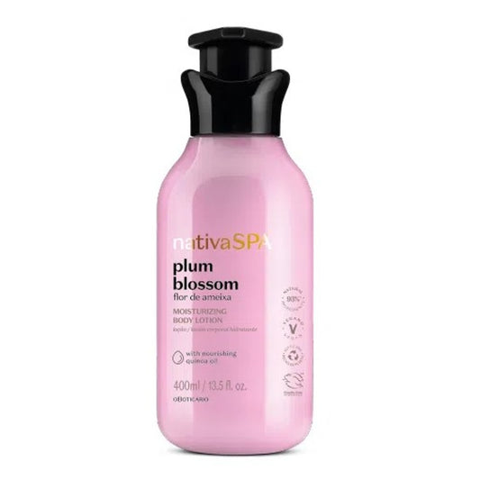 NSPA Loção Flor de Ameixa, Lotion, Boticário, 400ml