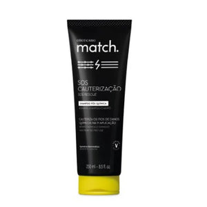 Match Shampoo Pós-Quimica, Post-Chemie-Shampoo, Boticário, 250ml
