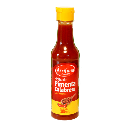 Molho Pimenta Calabresa, Peperonisauce, Arrifana, 150ml