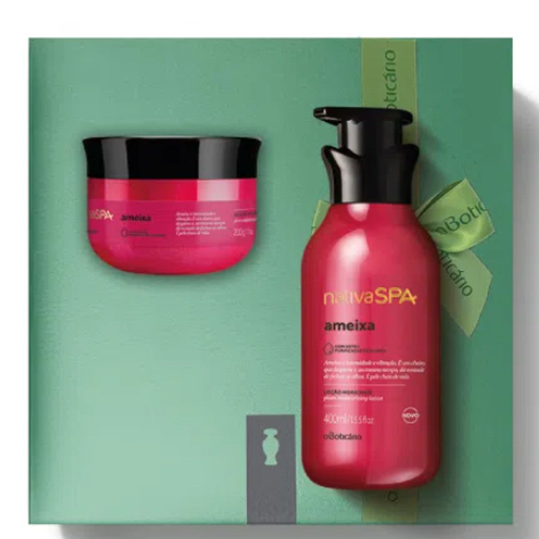 Kit Nativa Spa Ameixa Açúcar Esfoliante, Boticario