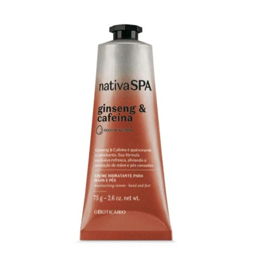 NSPA Creme Mãos e pés Cafeína, Hand- Fußcreme, Boticario 75g