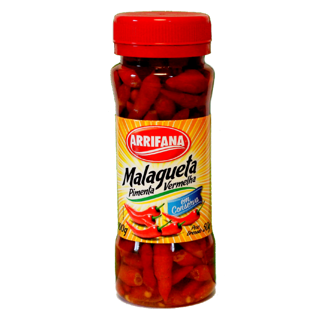 Pimenta Malagueta vermelha, Chilischote, Arrifana, 100g