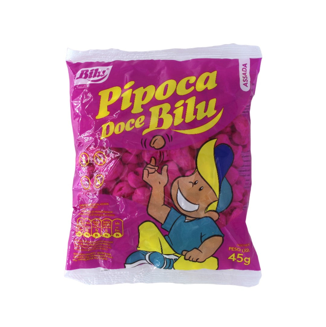 Pipoca Doce, Süsses Popcorn, Bilu, 55g