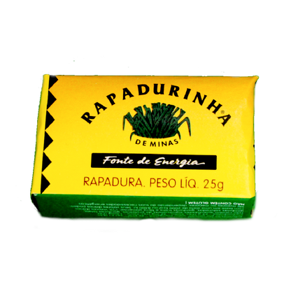 Rapadura, Cana Acucar, Rapadurinha, 25g