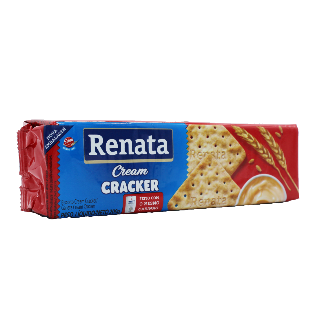 Biscoito Cracker, Weizenkeks, galletitas, Renata, 200g