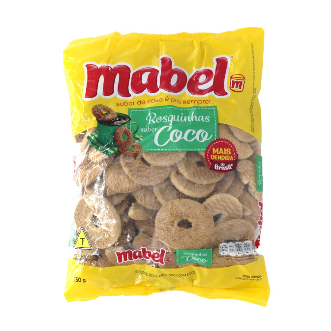 Rosquinha Coco, Kekse mit Kokosgeschmack, Mabel, 350g