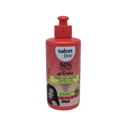 SOS Cachos mais Brilho Creme Pentear, Kämmcreme, Salon Line, 300ml