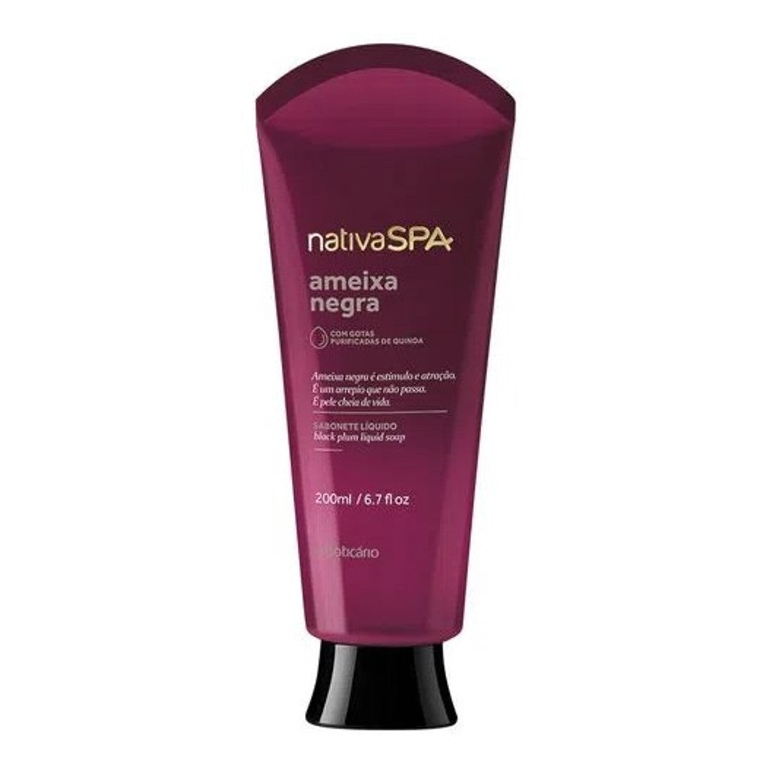 NSPA Sabonete Líq Ameixa Negra, Seife, Boticário, 200ml