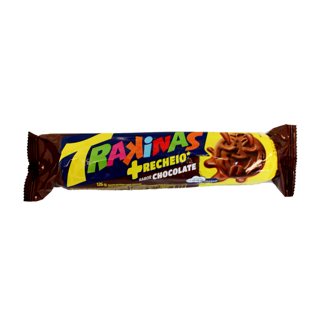 Bolacha Chocolate, Schokoladenkeks Schokofüllung, Trakinas, 126g