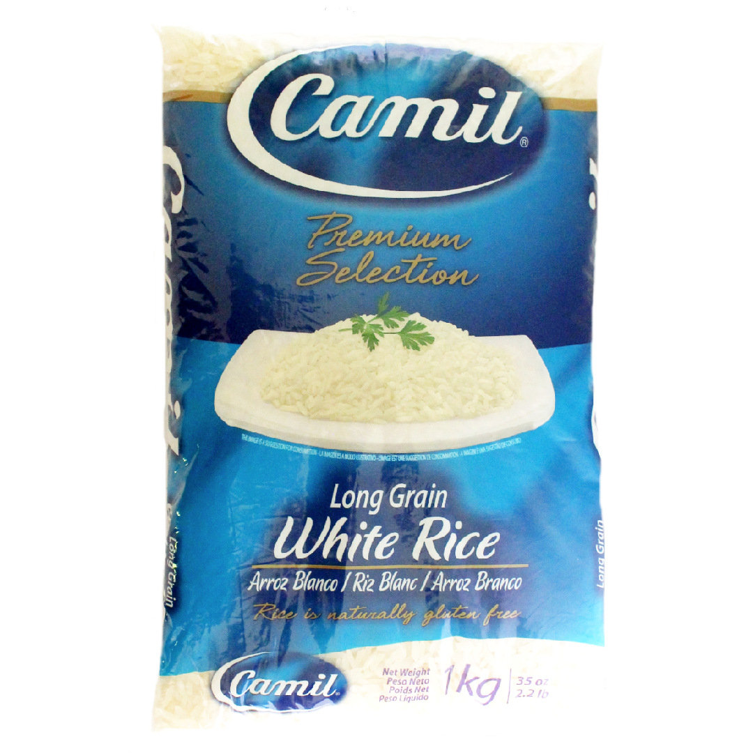 Arroz branco, Langkornreis, Camil, 1kg