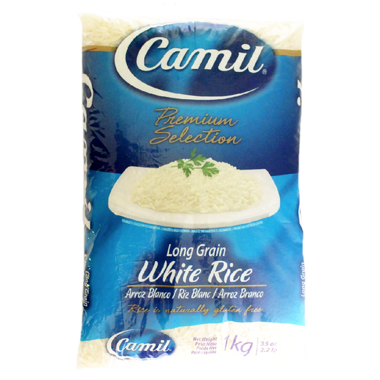 Arroz branco, Langkornreis, Camil, 1kg