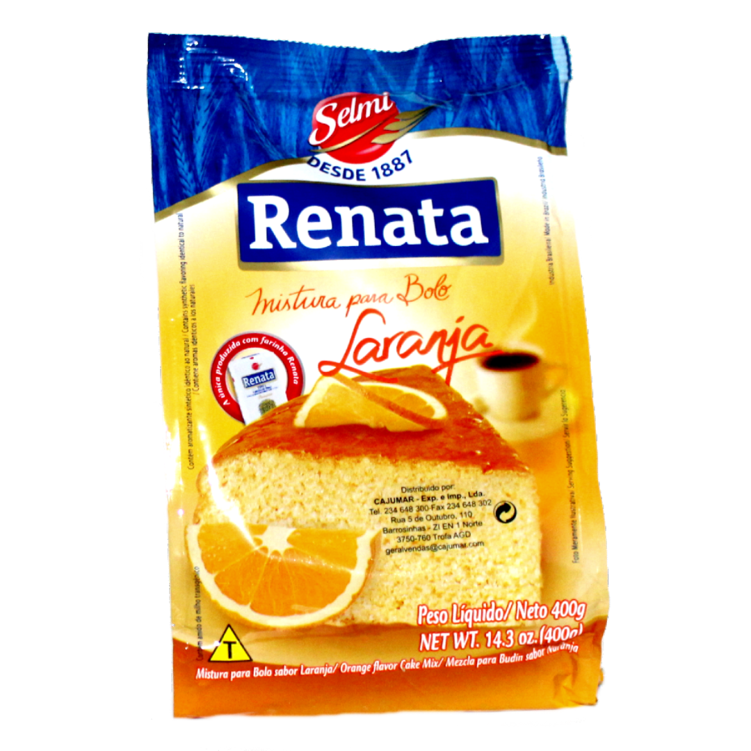 Bolo Laranja, Backmischung Kuchen Orangengeschmack, Renata, 400g