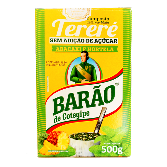 Erva Mate Abacaxi Hortela, Tereré, Mate Tee Ananas Minze, 500g